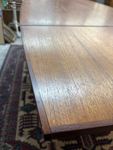 Load image into Gallery viewer, MCM Teak “Surfboard” Draw-Leaf Dining Table