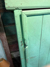 Load image into Gallery viewer, Early Glen Robertson Pine Storage Cupboard – Beaupré Family – Original Mustard Interior