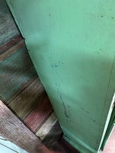 Load image into Gallery viewer, Early Glen Robertson Pine Storage Cupboard – Beaupré Family – Original Mustard Interior
