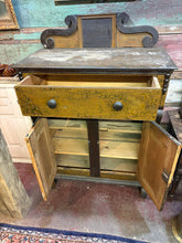 Load image into Gallery viewer, Quebec Primitive Server w/ Original Two-Tone Alligator Paint & Folk Art Form