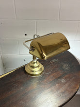 Load image into Gallery viewer, Art Deco Brass Banker’s Desk Lamp