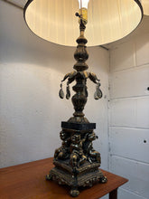 Load image into Gallery viewer, Ornate Hollywood Regency-Style Table & Floor Lamps