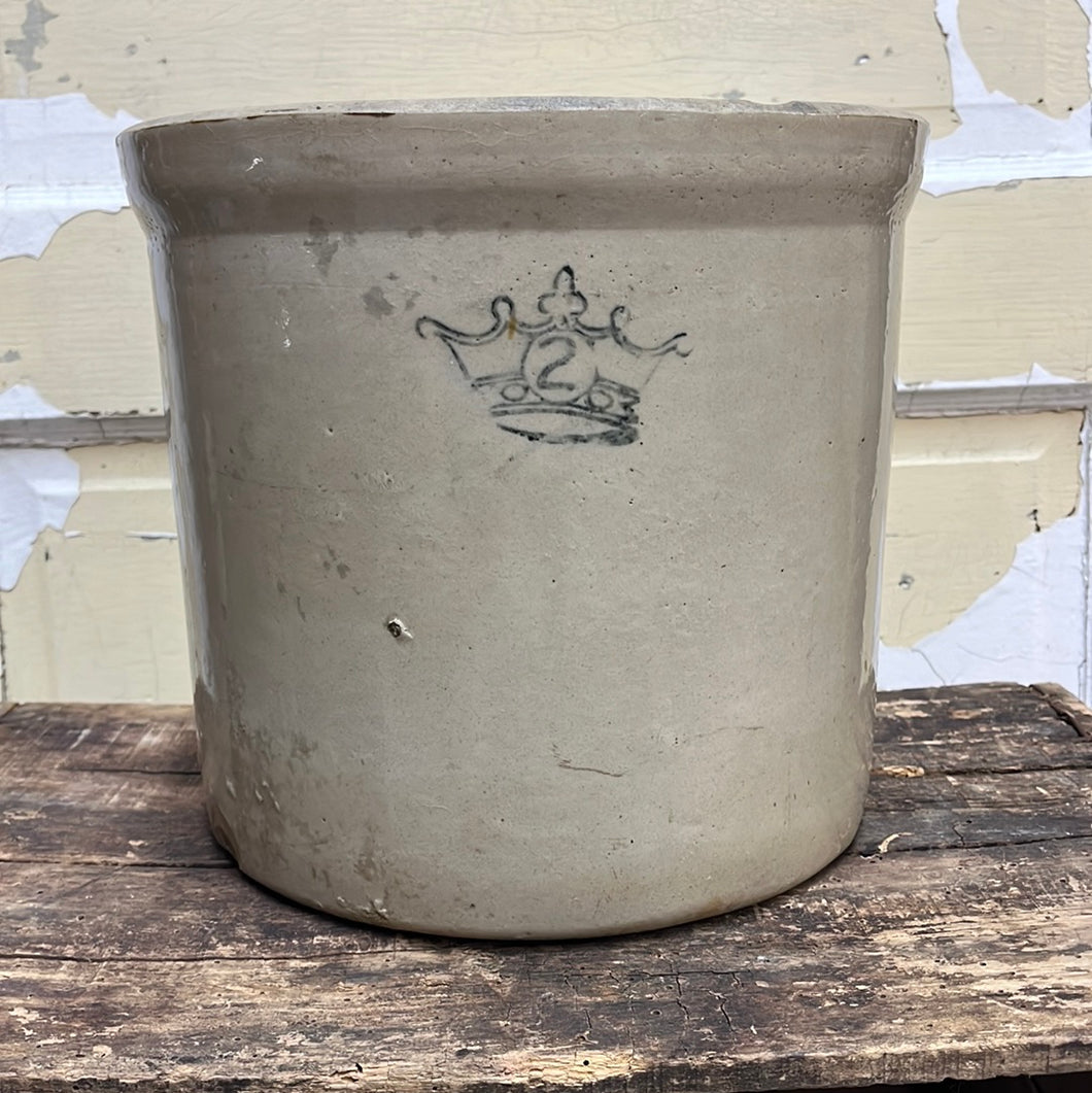 2 Gallon Crown crock