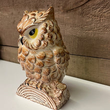 Load image into Gallery viewer, Detailed pottery Owl
