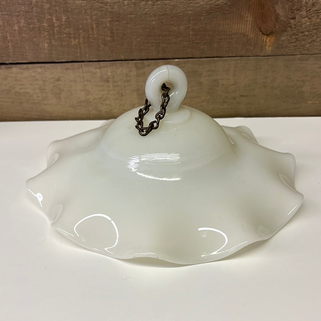 Milk glass, light part