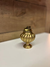 Load image into Gallery viewer, Vintage brass pedestal lighter
