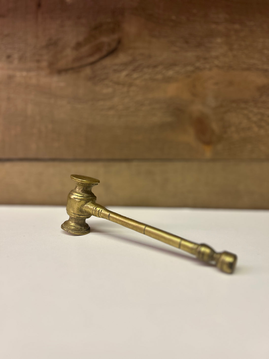 Brass gavel/mallet