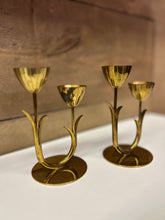 Load image into Gallery viewer, 1960’s Ystad Metall Candle Holders -set
