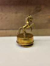 Load image into Gallery viewer, Brass unicorn music box
