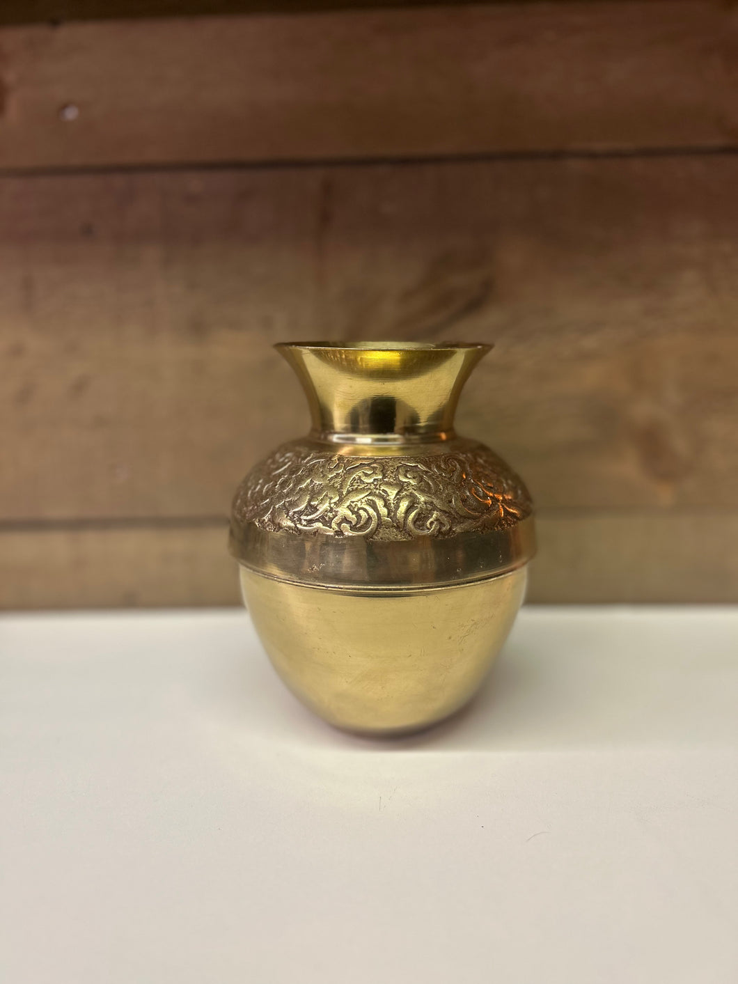 Brass Rose Vase