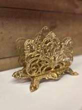 Load image into Gallery viewer, Art Nouveau brass letter holder
