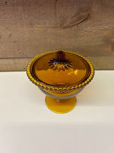 Load image into Gallery viewer, Depression glass Amber dish
