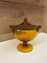 Load image into Gallery viewer, Depression glass Amber dish
