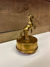Load image into Gallery viewer, Brass unicorn music box
