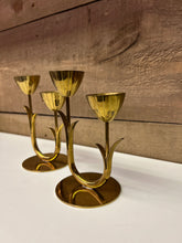 Load image into Gallery viewer, 1960’s Ystad Metall Candle Holders -set
