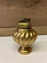 Load image into Gallery viewer, Vintage brass pedestal lighter

