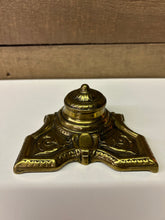 Load image into Gallery viewer, English antique brass InkWell
