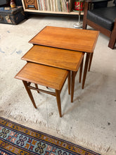 Load image into Gallery viewer, Set of 3 MCM Teak Nesting Tables
