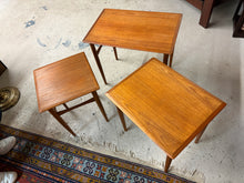 Load image into Gallery viewer, Set of 3 MCM Teak Nesting Tables
