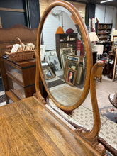 Load image into Gallery viewer, Quarter-Sawn Oak Curved Front Dresser with Mirror
