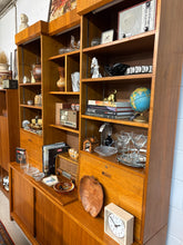 Load image into Gallery viewer, MCM Teak Custom Wall Unit
