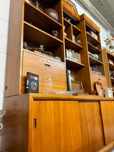 Load image into Gallery viewer, MCM Teak Custom Wall Unit
