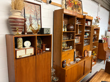 Load image into Gallery viewer, MCM Teak Custom Wall Unit
