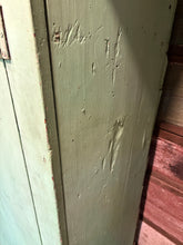 Load image into Gallery viewer, Early Glen Robertson Pine Storage Cupboard – Beaupré Family – Original Mustard Interior
