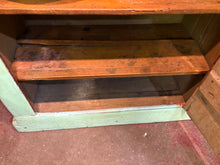 Load image into Gallery viewer, Early Glen Robertson Pine Storage Cupboard – Beaupré Family – Original Mustard Interior
