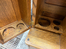 Load image into Gallery viewer, Quarter-Sawn Oak Shaving Stand with Mirror
