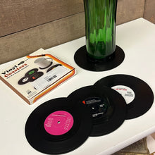 Load image into Gallery viewer, Vinyl coasters set of six
