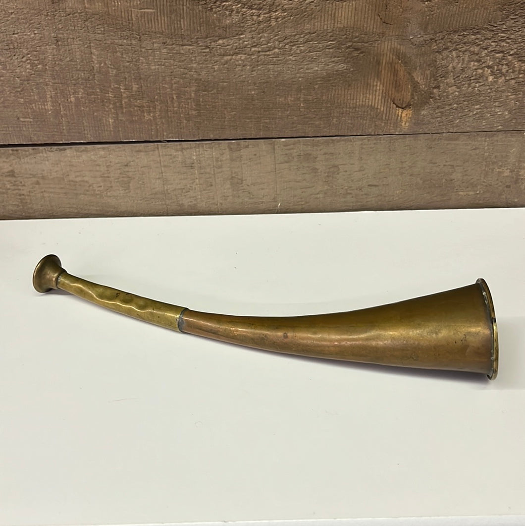 Small, Brass, hunting horn