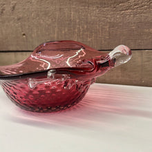 Load image into Gallery viewer, Art glass strawberry dish
