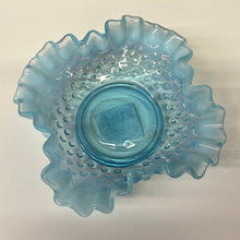 Load image into Gallery viewer, Fenton blue ruffle dish
