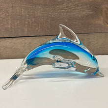 Load image into Gallery viewer, Art glass, dolphin
