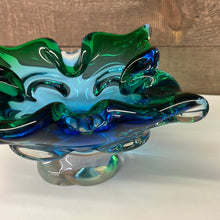 Load image into Gallery viewer, Chalet glass/art glass dish/ashtray
