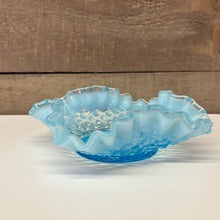 Load image into Gallery viewer, Fenton blue ruffle dish
