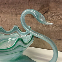 Load image into Gallery viewer, Vintage hand blown glass, swan,l
