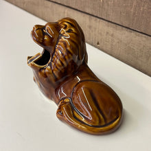 Load image into Gallery viewer, Vintage, brown lion, ceramic Ashtray
