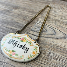 Load image into Gallery viewer, Vintage, ceramic liquor tag
