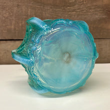 Load image into Gallery viewer, Antique blue glass oil cruet mousing stopper
