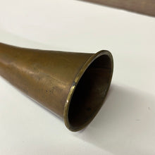 Load image into Gallery viewer, Small, Brass, hunting horn
