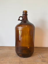 Load image into Gallery viewer, Amber Glass jug
