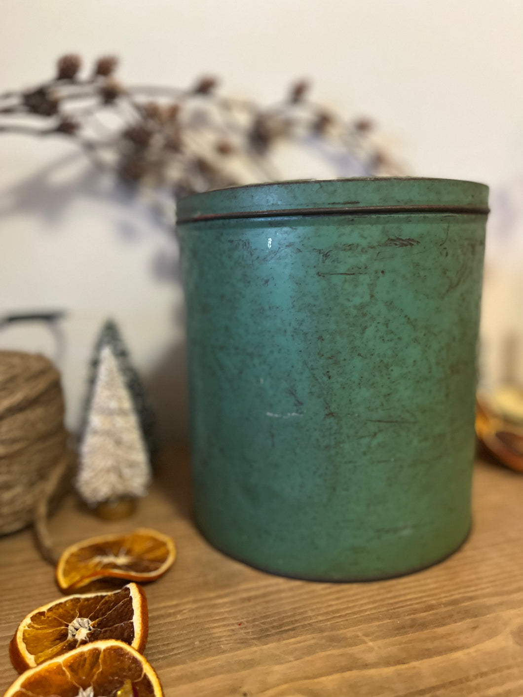 Old Green Tin