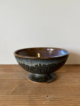 Load image into Gallery viewer, Blue clay decor bowl
