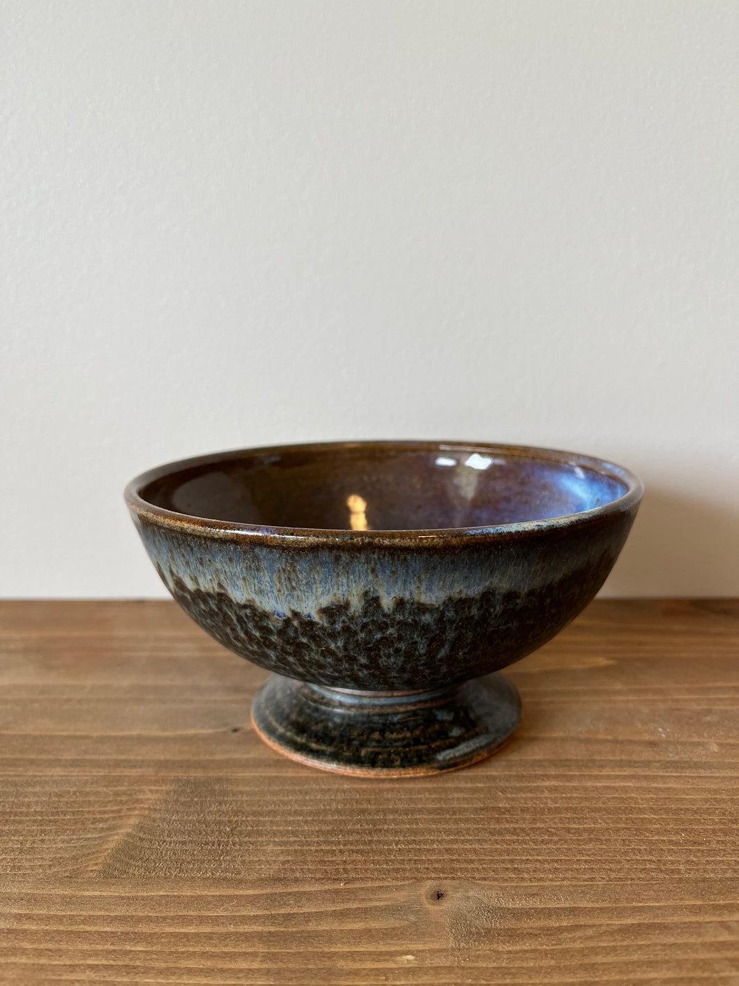 Blue clay decor bowl