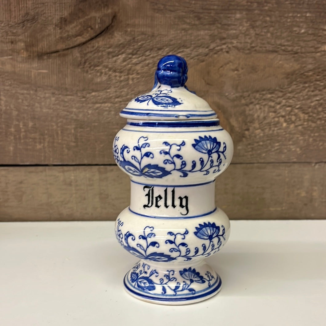 Blue Onion Jelly Jar